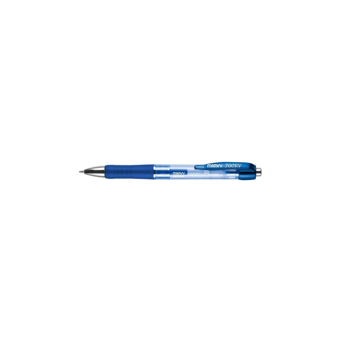 Gel pen MARVY Click 0,7 blue