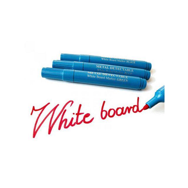 Whiteboard pen detectable round blue