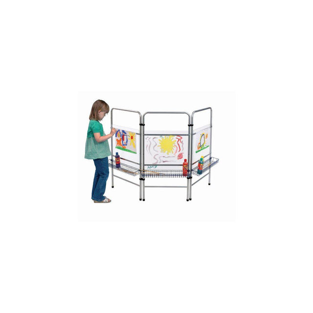 3-sided easel for outdoor and indoor use