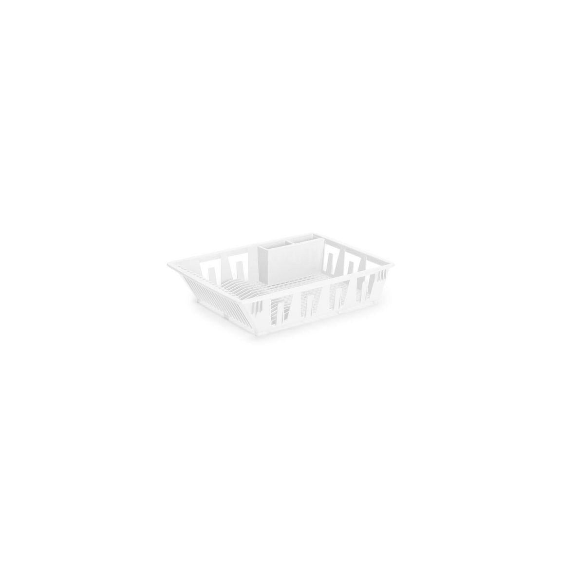 Plastic dish rack White
