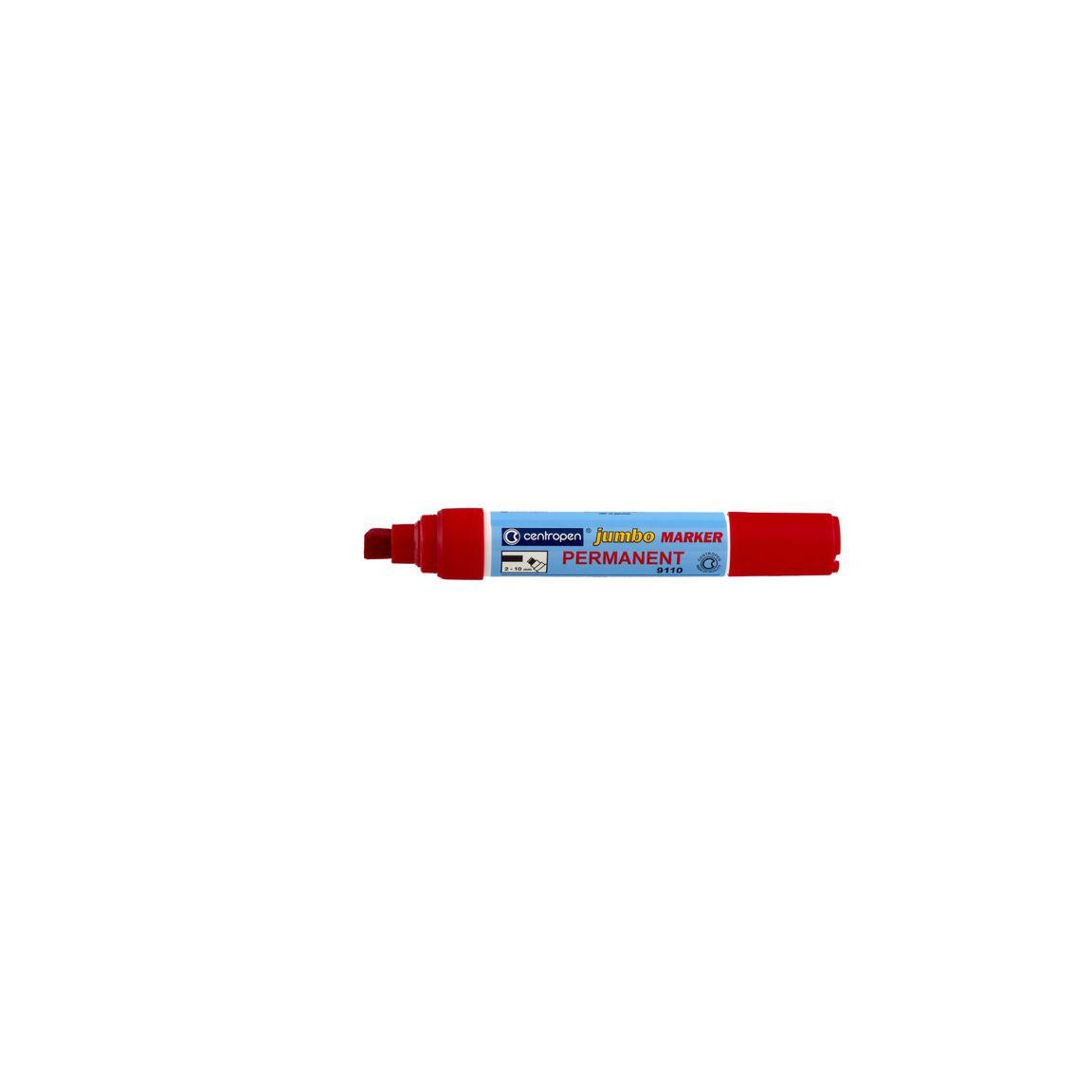 Marking pen CENTROPEN jumbo 2-10mm red