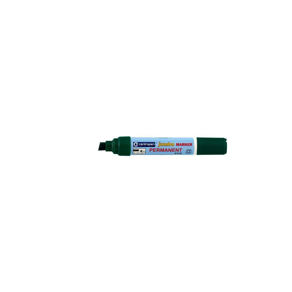 Marking pen CENTROPEN jumbo 2-10mm green
