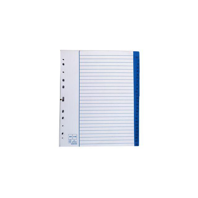 Paper register A4 1-52 5/pc