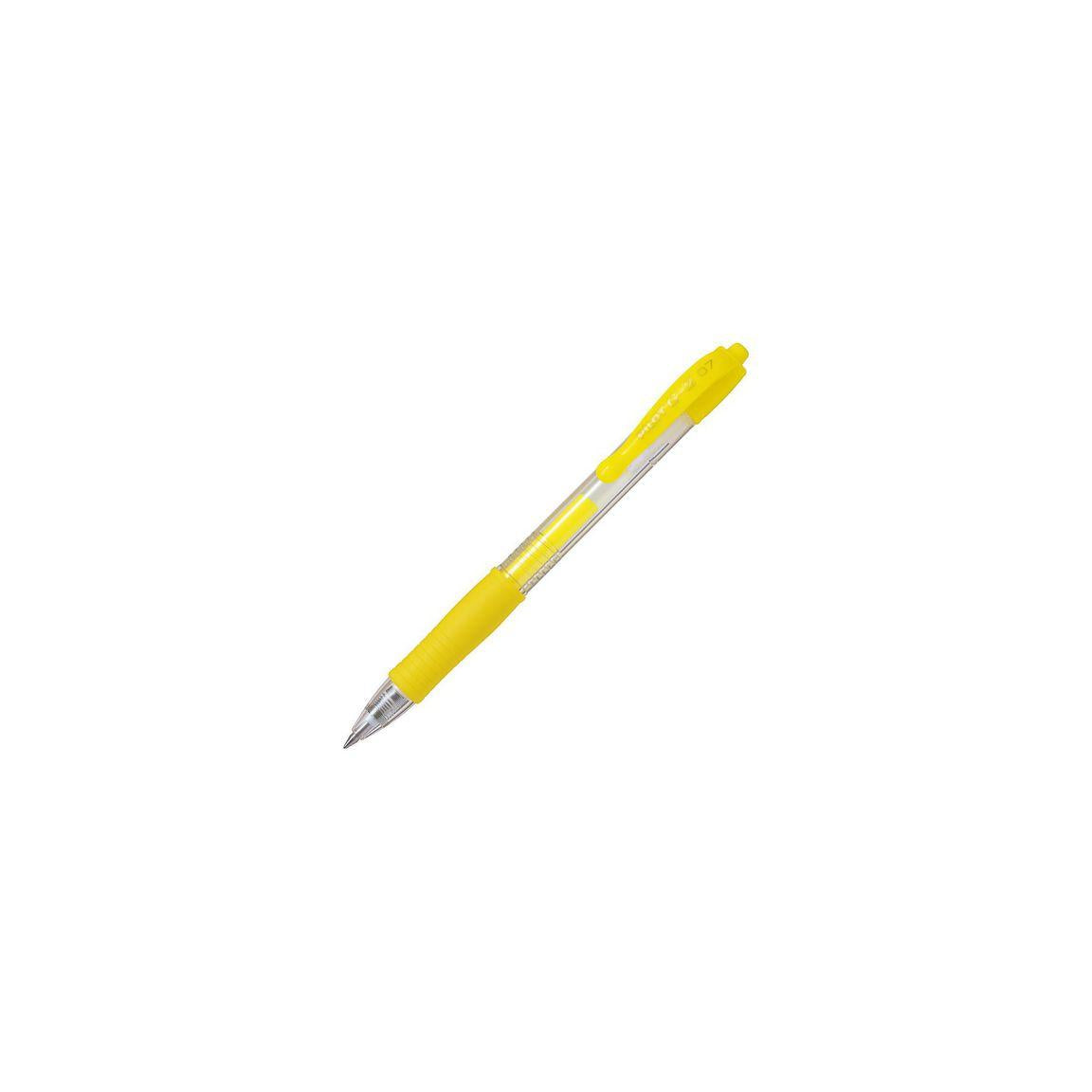 Gel pen PILOT G-2 0,7 Neon Yellow