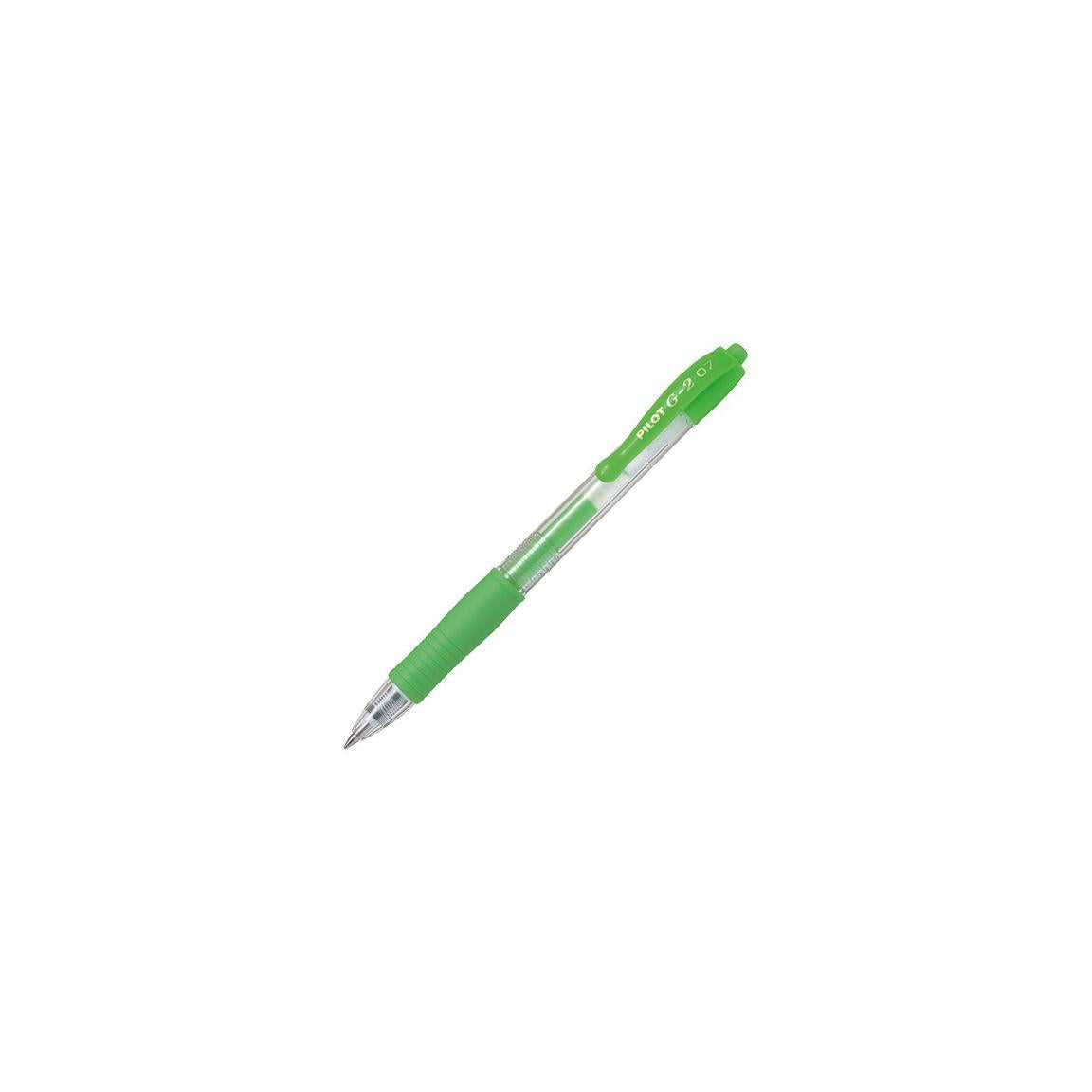 Gel pen PILOT G-2 0,7 Neon Green