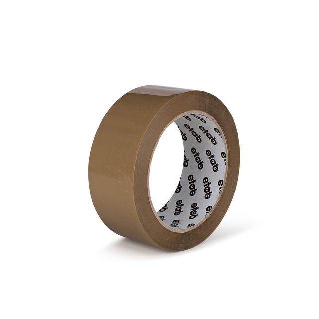 Packing tape ETAB 544 PP 38mmx66m brown 6/pc