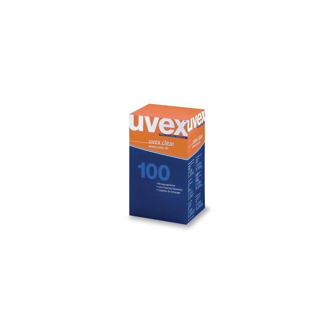 Cleaning cloth UVEX Clear glasses 100/pack