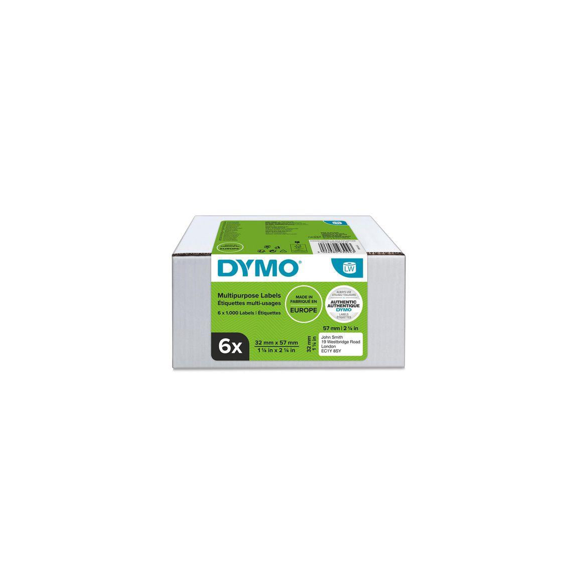 Label DYMO 57x32mm 6x1000/pc