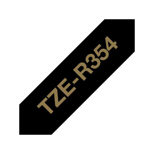 Tape BROTHER TZER354 24mm gold on black