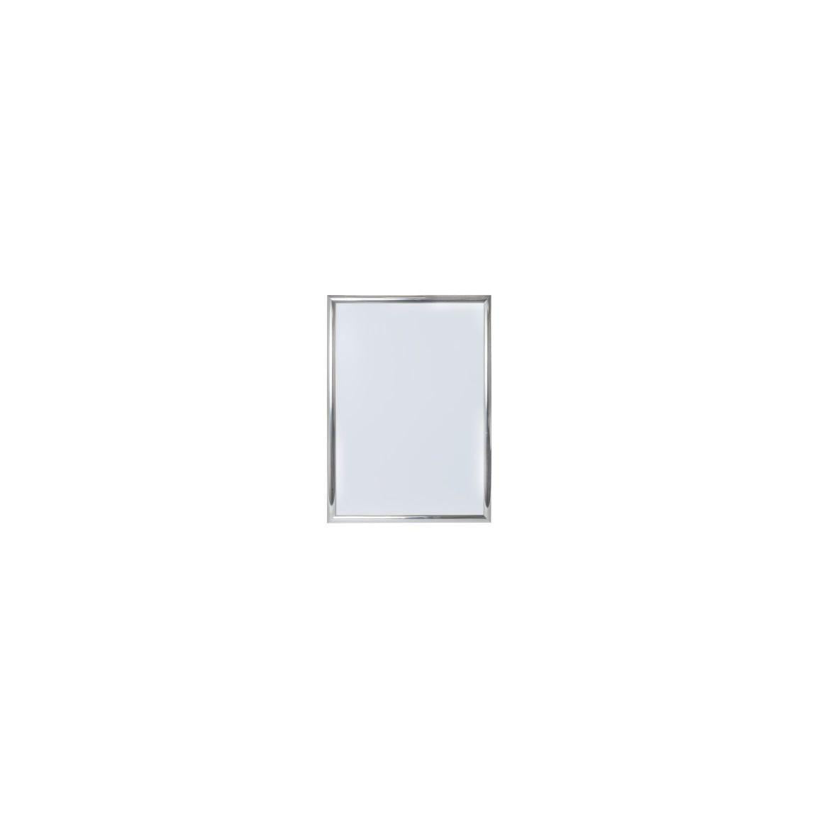 Wall frame 50x70cm silver polished 25mm