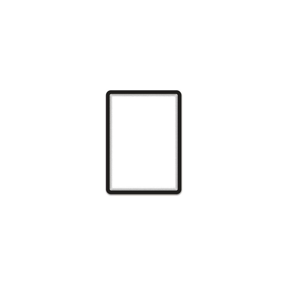 Magnetic frame self-adhesive DJOIS A4 black 2/pack