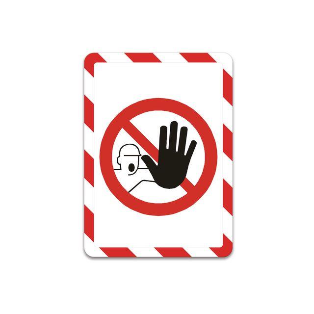 Magnetic frame DJOIS solo A3 red/white 2/pc