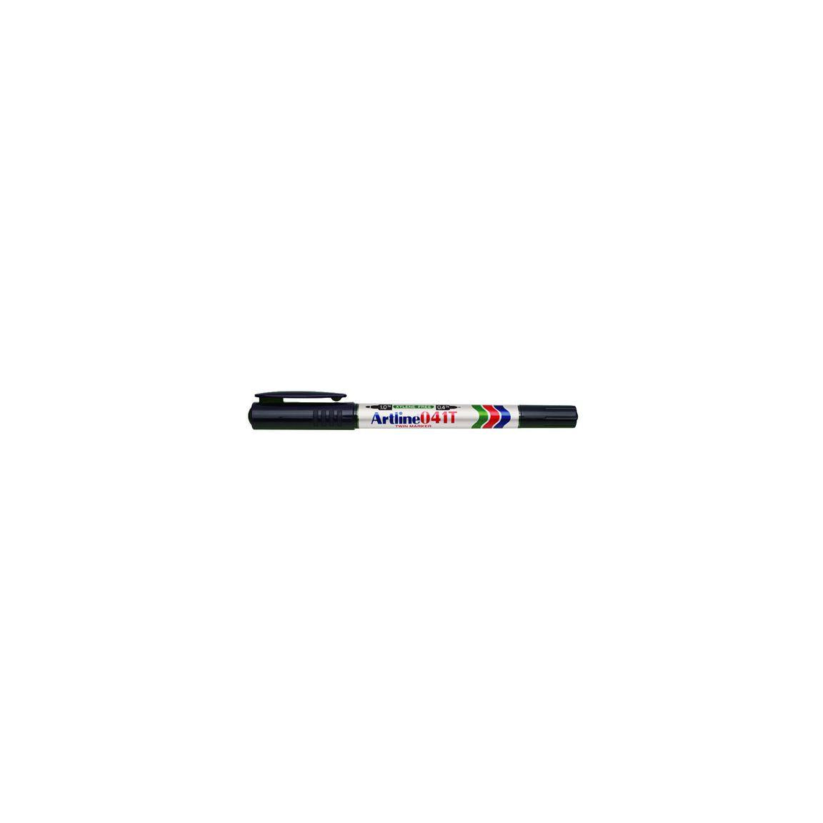 ARTLINE 041T 2-in-1 round labelling pen black