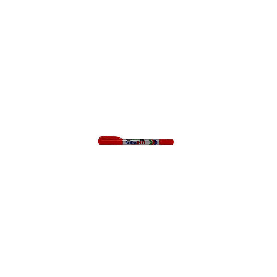 ARTLINE 041T 2-in-1 round labelling pen red