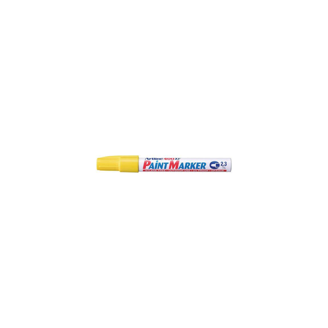 Marking pen ARTLINE 400XF Paint round yellow