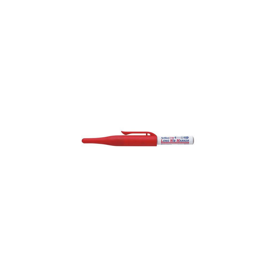 Marking pen ARTLINE 710 Long Nib round red