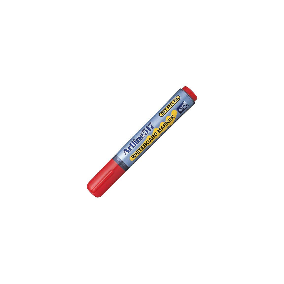 Whiteboard pen ARTLINE 517 round red