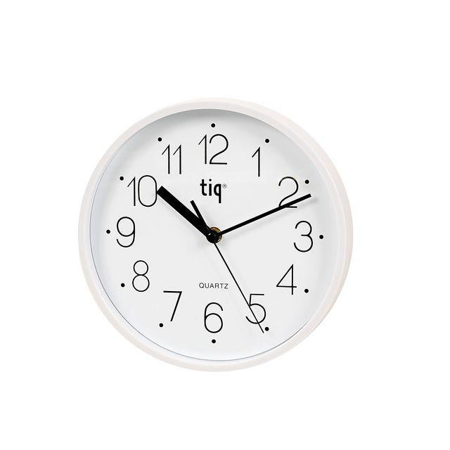 Wall clock TIQ Ø22,5cm white