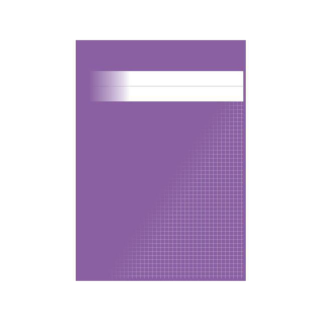 Counting booklet A4 squared 5x5mm purple 120/pack