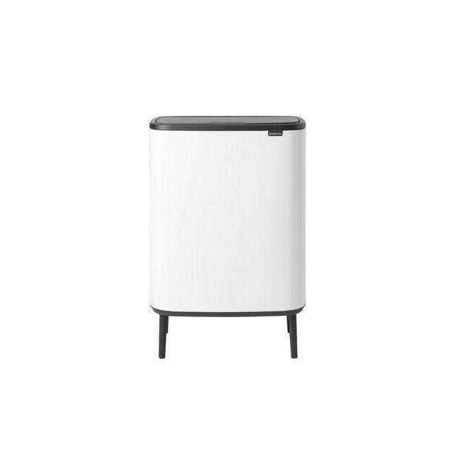 Wastepaper basket BRABANTIA Bo Touch 60L white