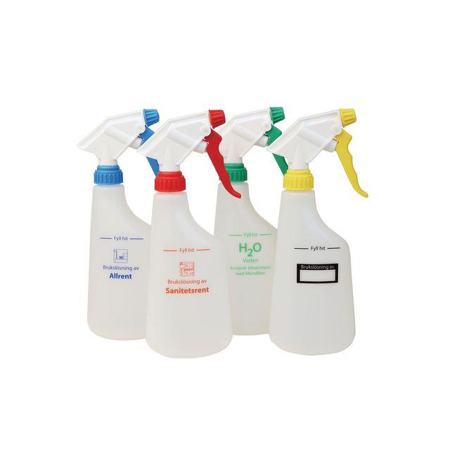 Spray bottle empty for sanitation red 600ml