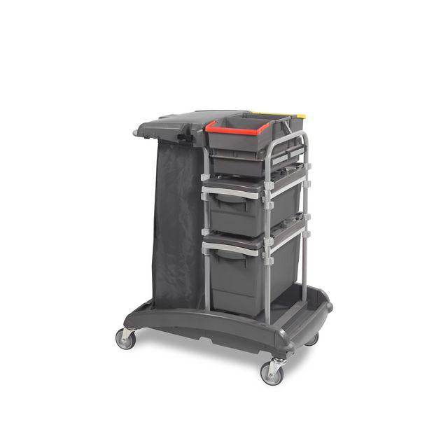 Ecogreen Compact Tray cleaning trolley