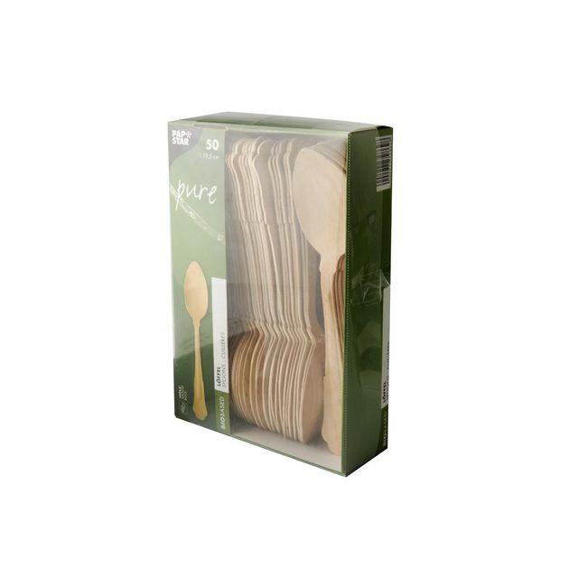 Cutlery Wooden spoon PURE Premium 50/pc