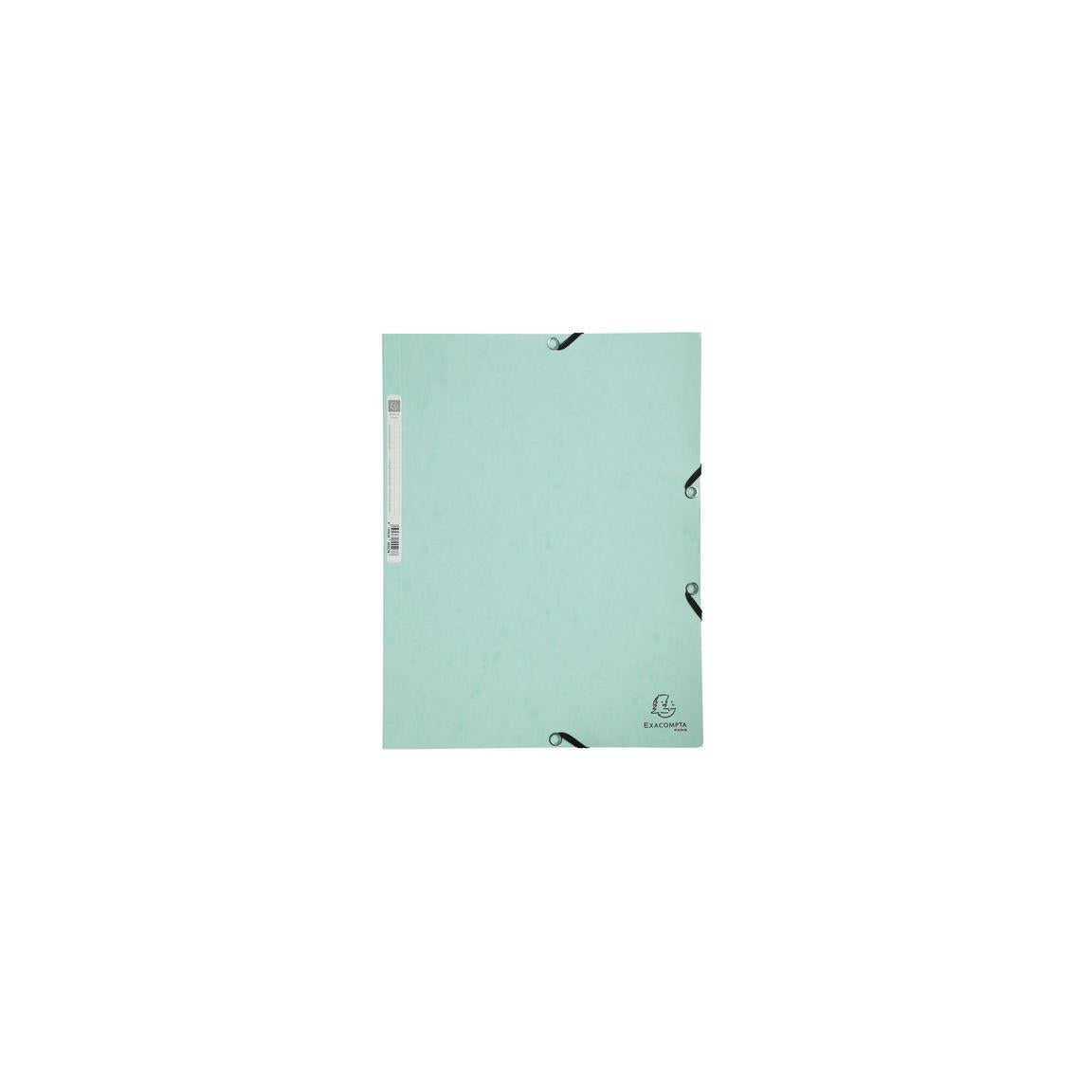 Rubber band folder EXACOMPTA 3cl A4 mint green