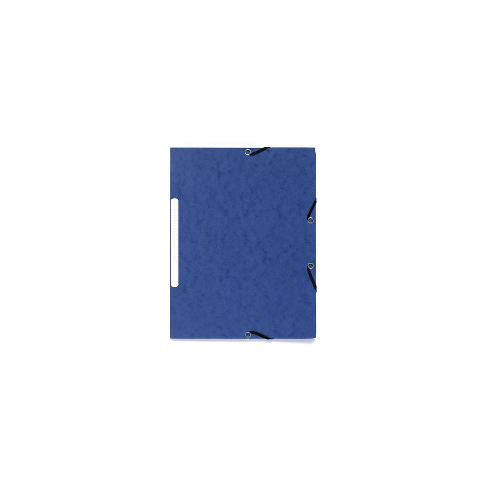 Rubber band folder EXACOMPTA 3-kl ECO blue