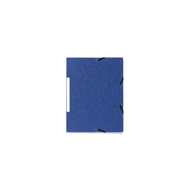 Rubber band folder EXACOMPTA 3-kl ECO blue