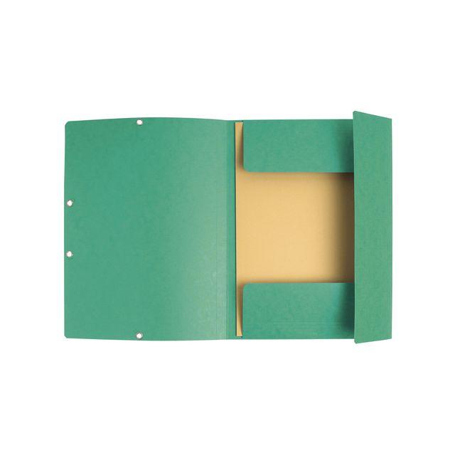 Rubber band folder EXACOMPTA 3-kl ECO green