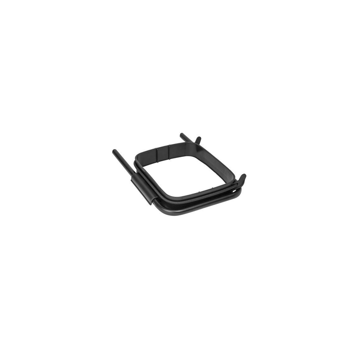 Litter bin KATRIN black metal 125L