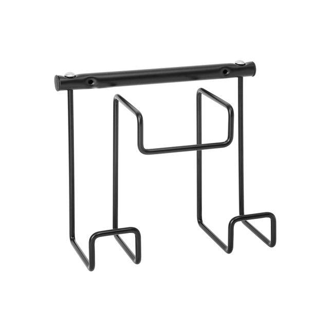 Wall rack KATRIN dispenser black metal