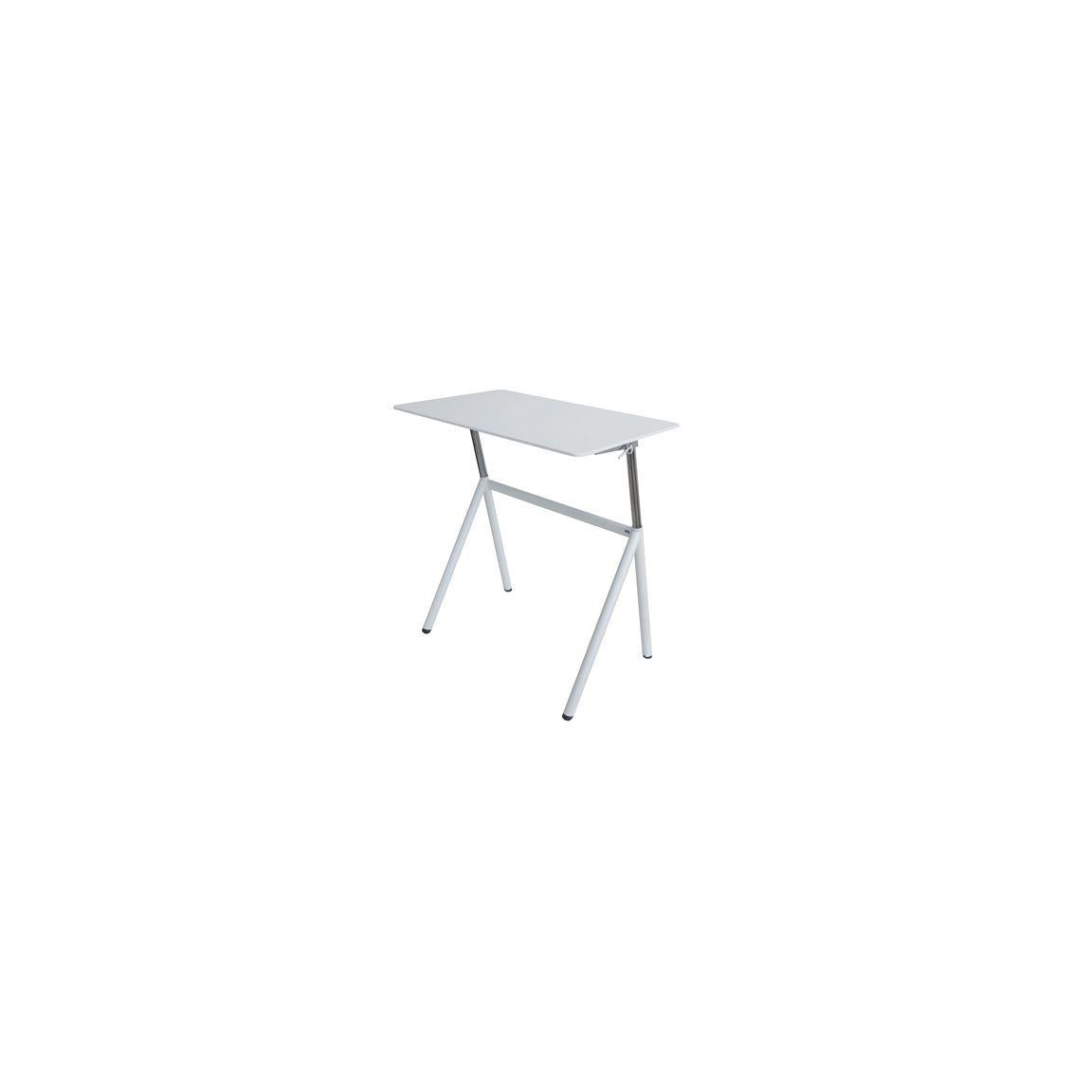 Table StandUp manually adjustable white