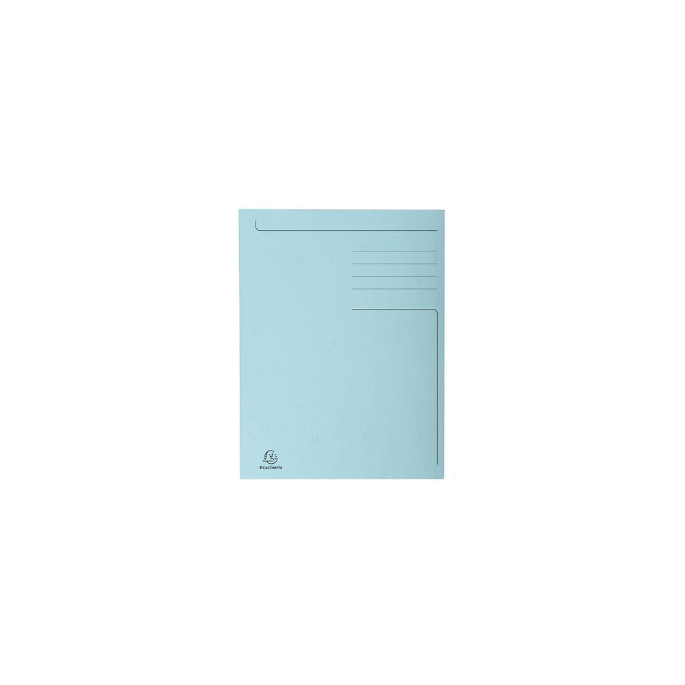 Folder EXACOMPTA 3-colour cardboard 280g A4 blue