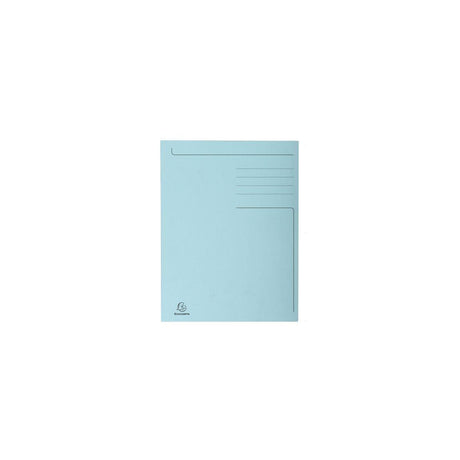 Folder EXACOMPTA 3-colour cardboard 280g A4 blue