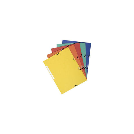 Rubber band folder 3 flap black