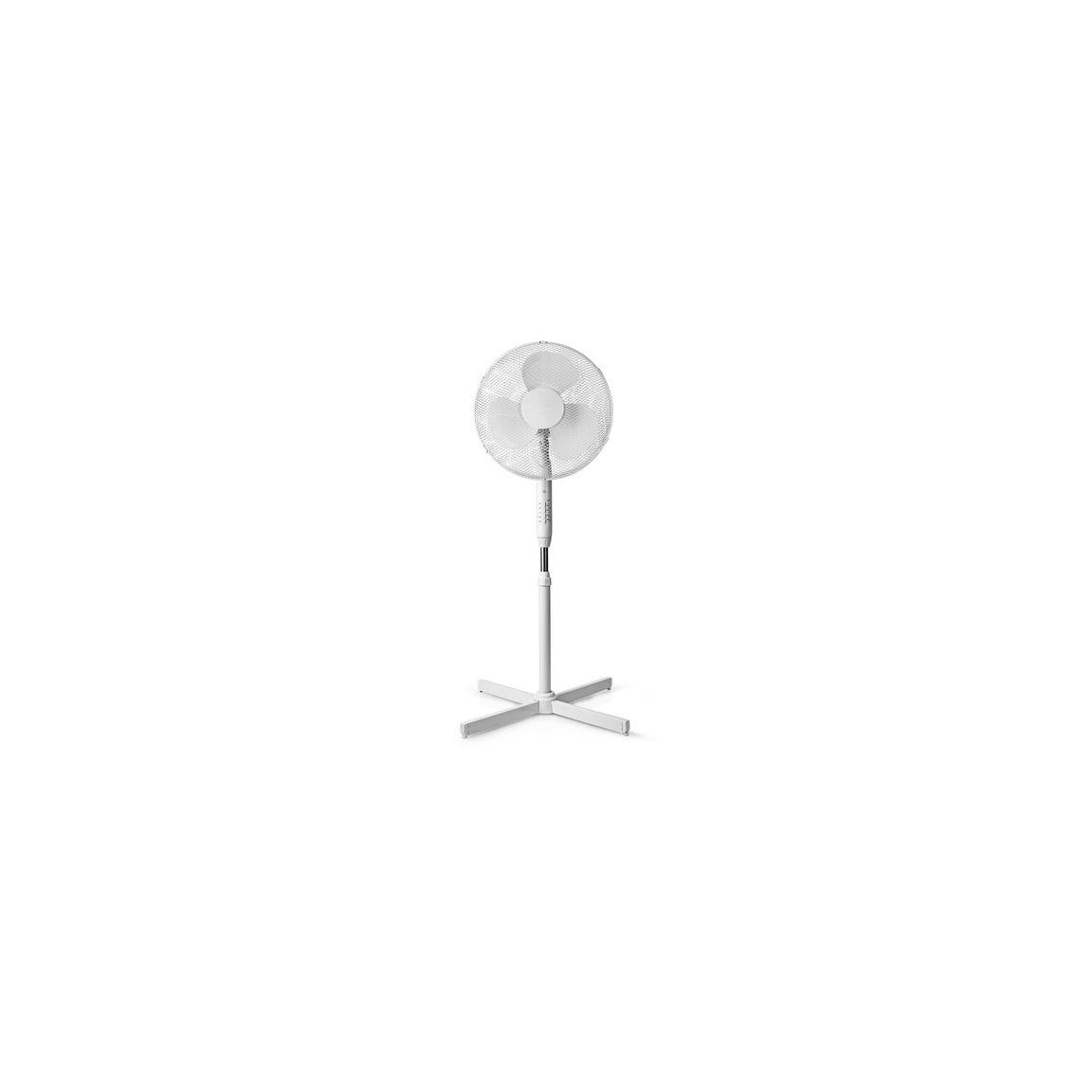 Stand fan NEDIS 40 cm 45W + remote white