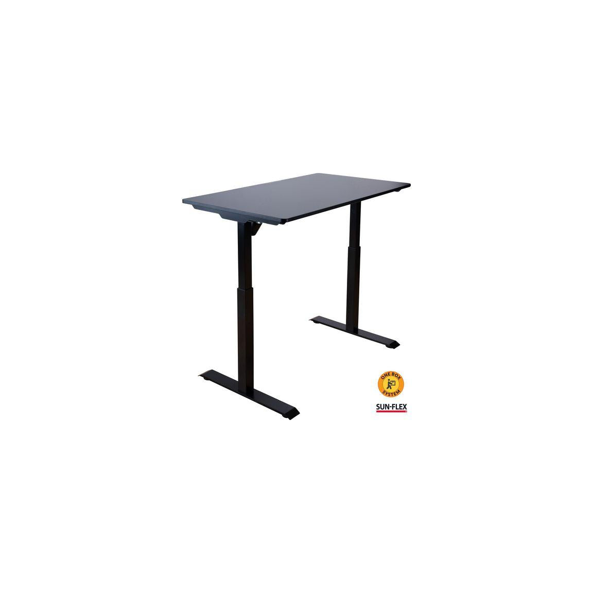 Table height adjustable SUN-FLEX 120x60cm black