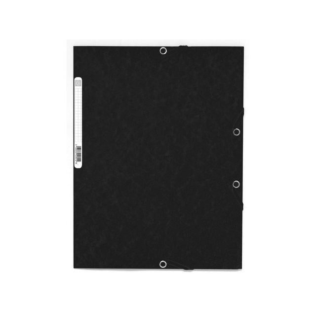Rubber band folder EXACOMPTA 3-kl ECO black
