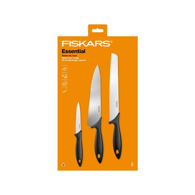 Knife set FISKARS Essential 3 pieces