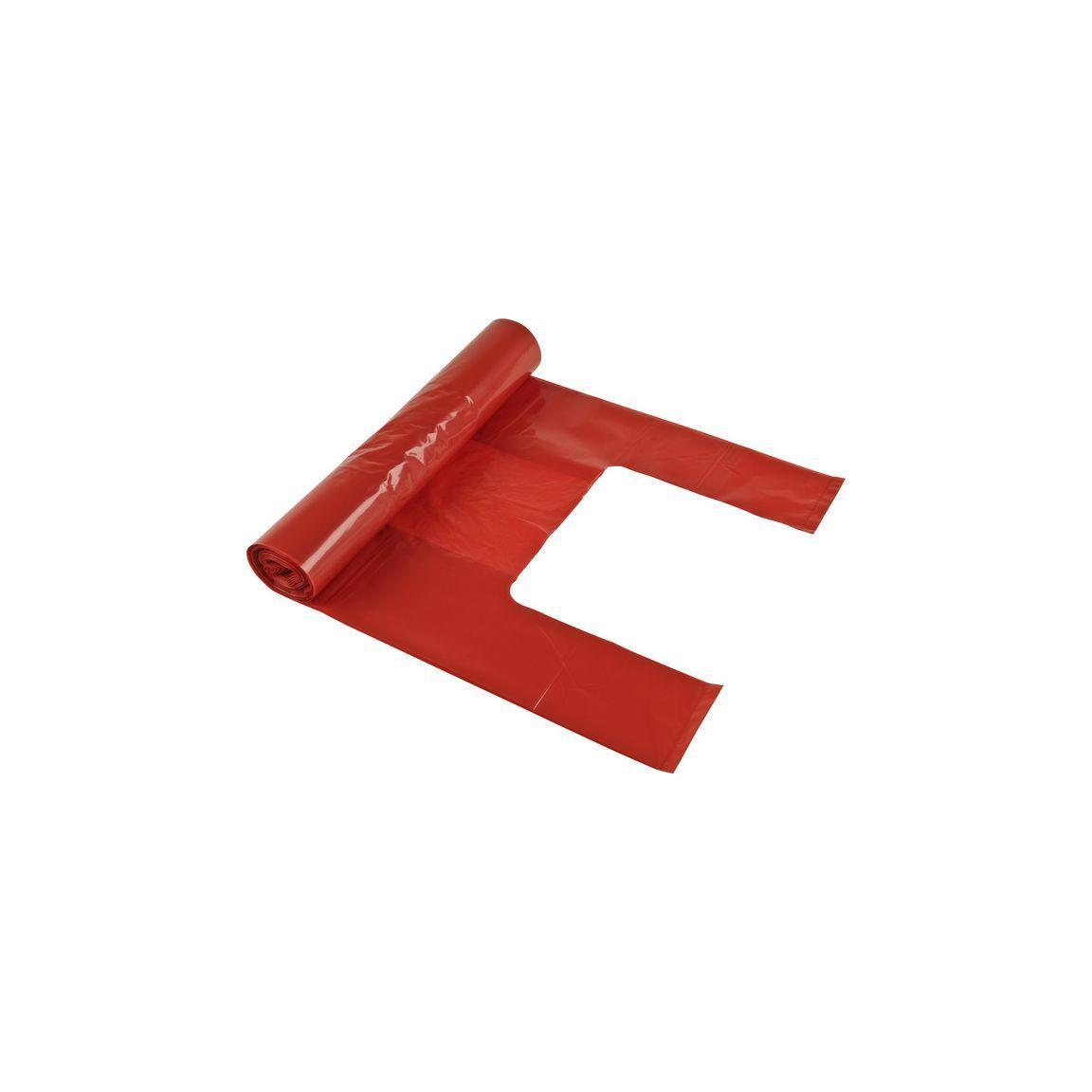 Plastic bag tie LD 30L 35my red 25/rl