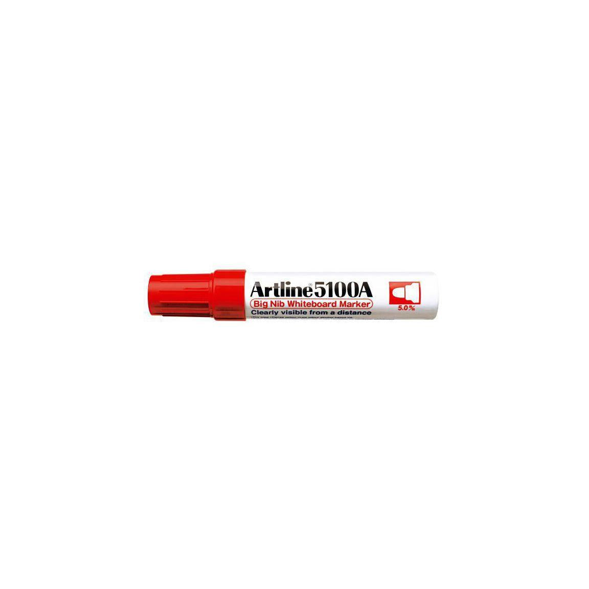 Whiteboard pen ARTLINE 5100A round red