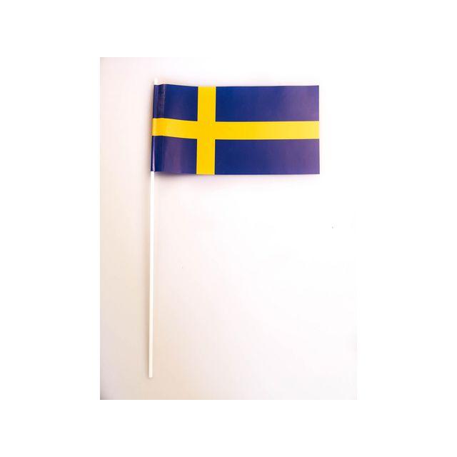 Swedish flag on a stick 50/pc