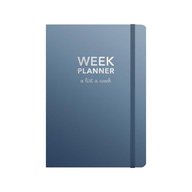 Calendar Week planner undated blue- 1051