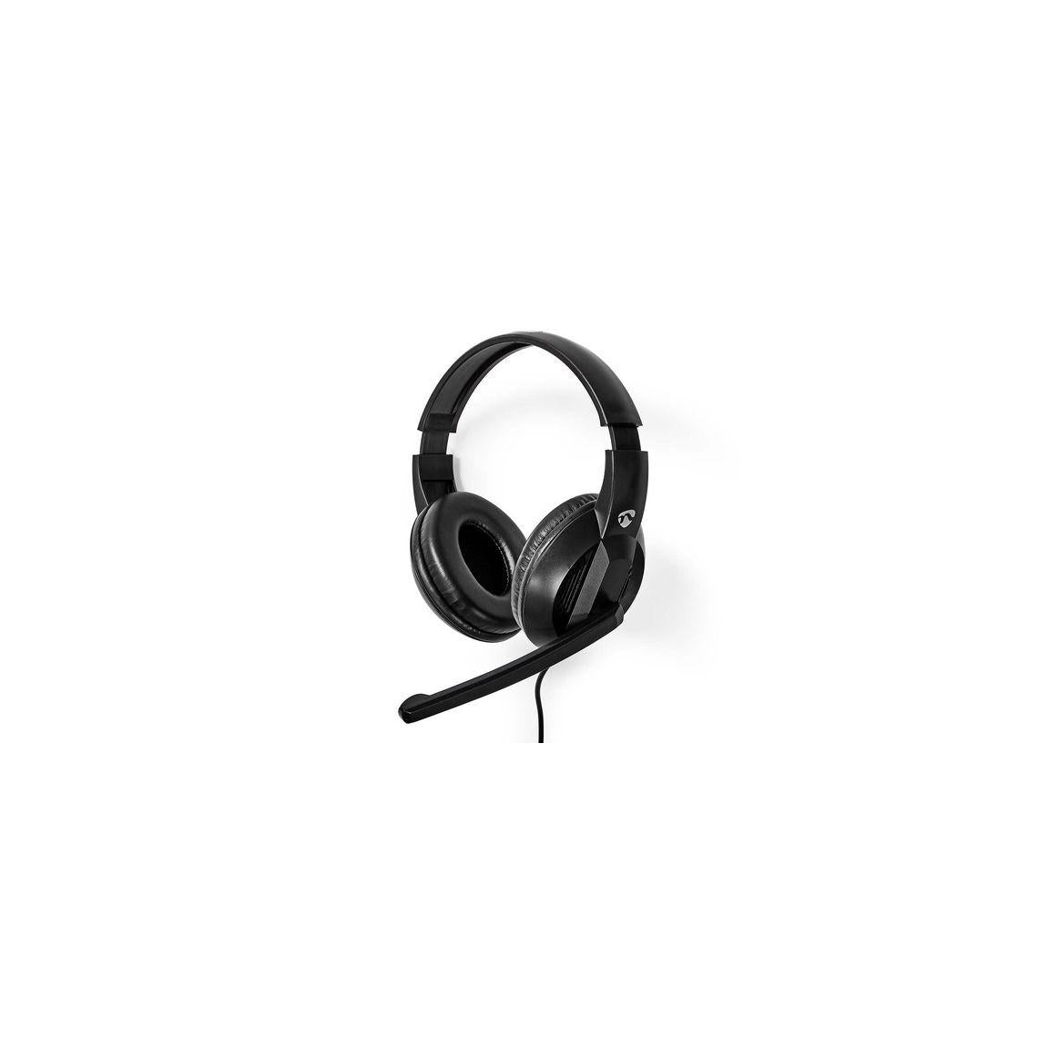 Headset NEDIS CHSTU210BK OverEar USB-A/C