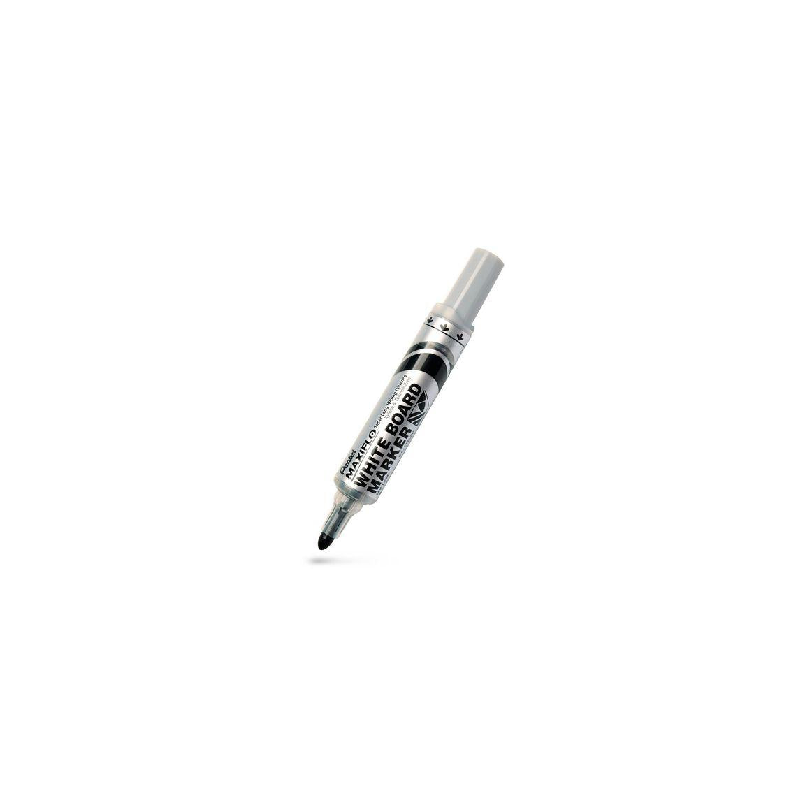 Whiteboard pen PENTEL Maxiflo round black