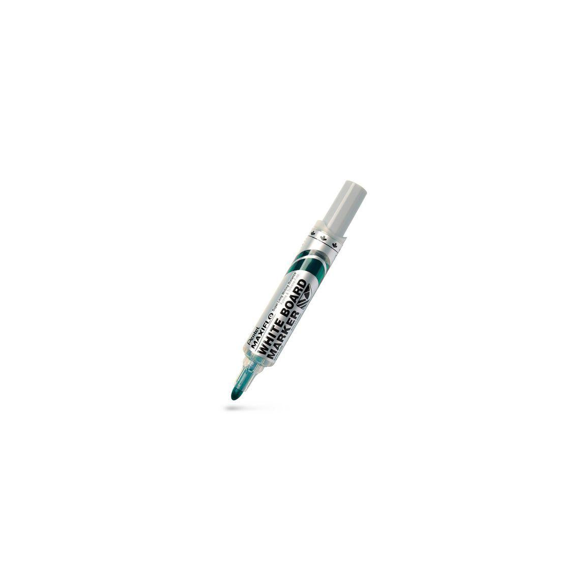 Whiteboard pen PENTEL Maxiflo round green