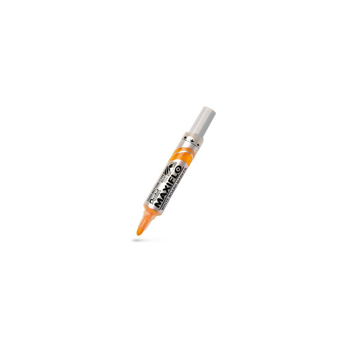 Whiteboard pen PENTEL Maxiflo round yellow