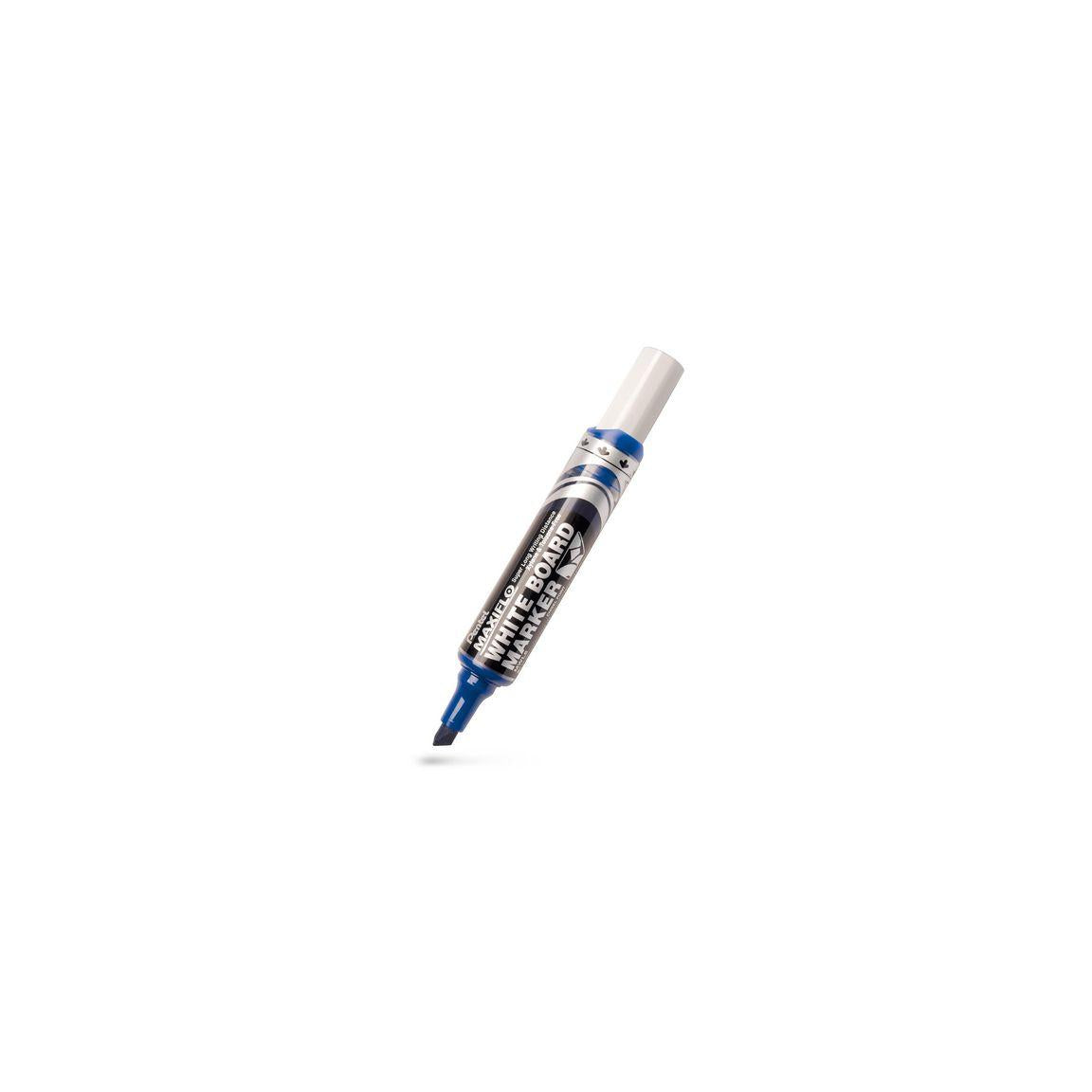 Whiteboard pen PENTEL Maxiflo oblique blue